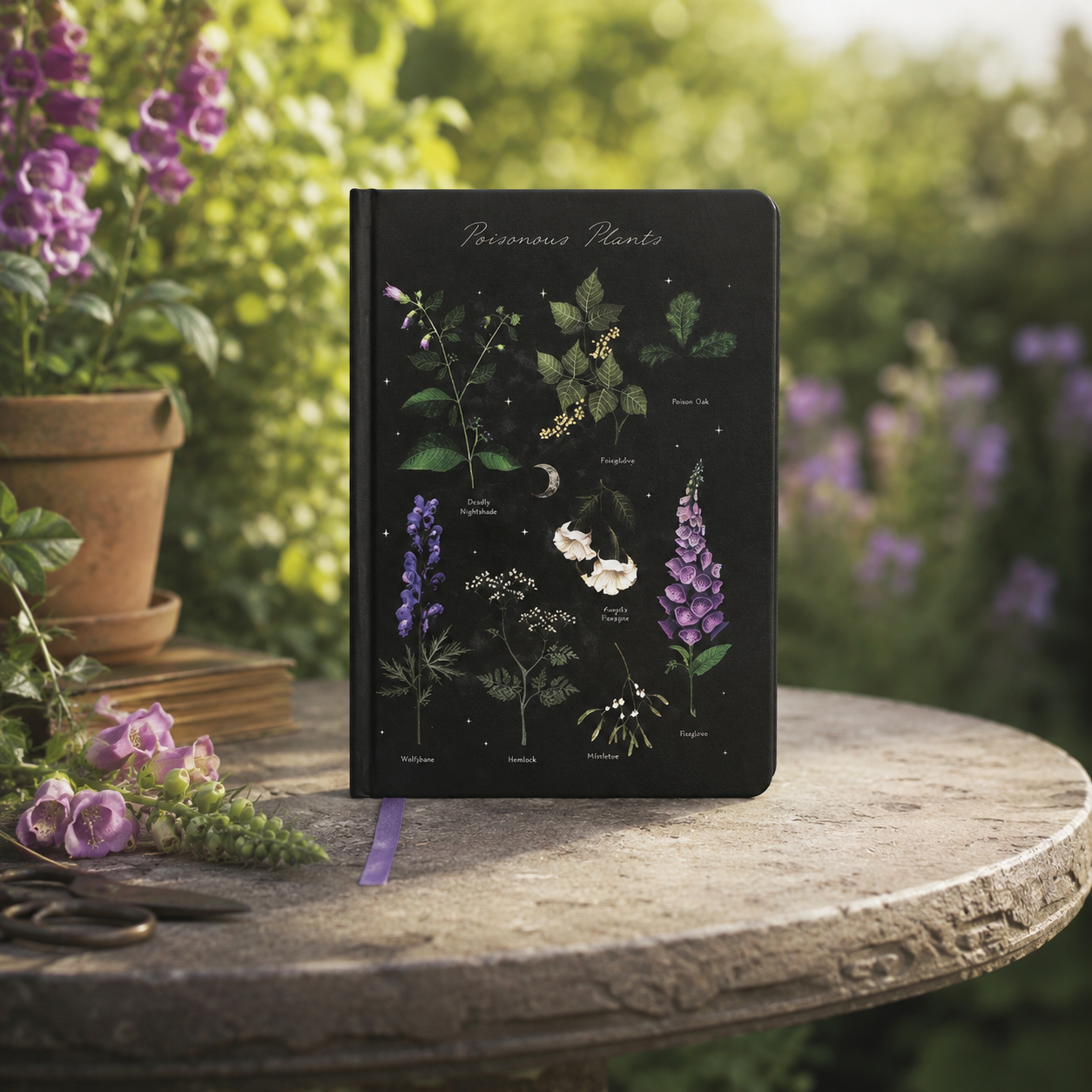 Poisonous Plants Botanical Notebook | A5 Lined Journal