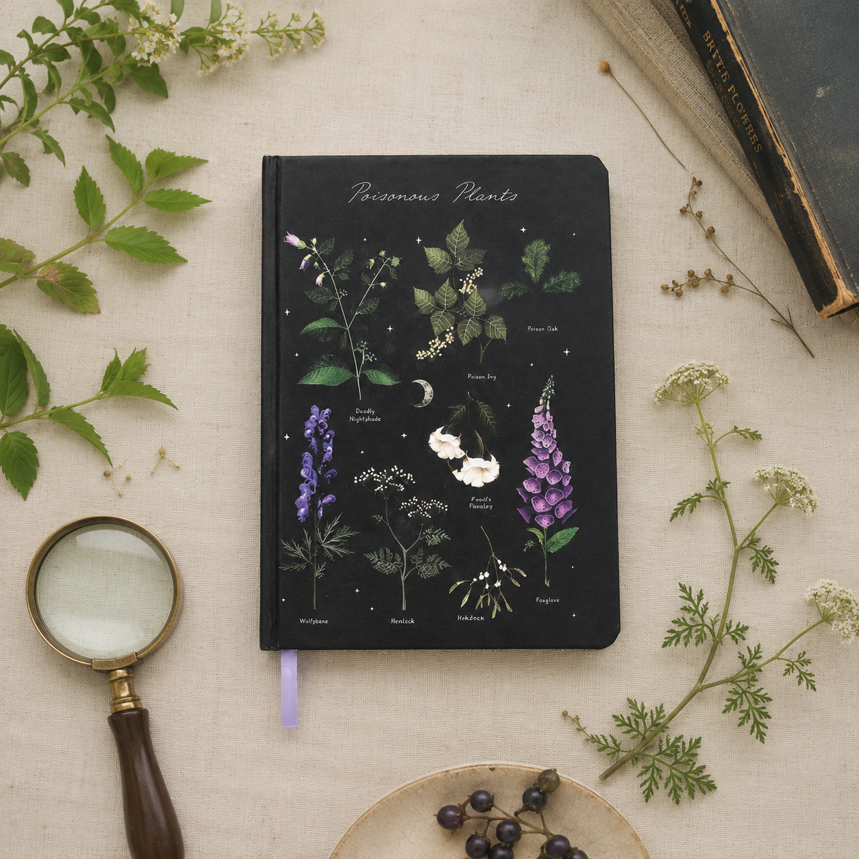 Poisonous Plants Botanical Notebook | A5 Lined Journal