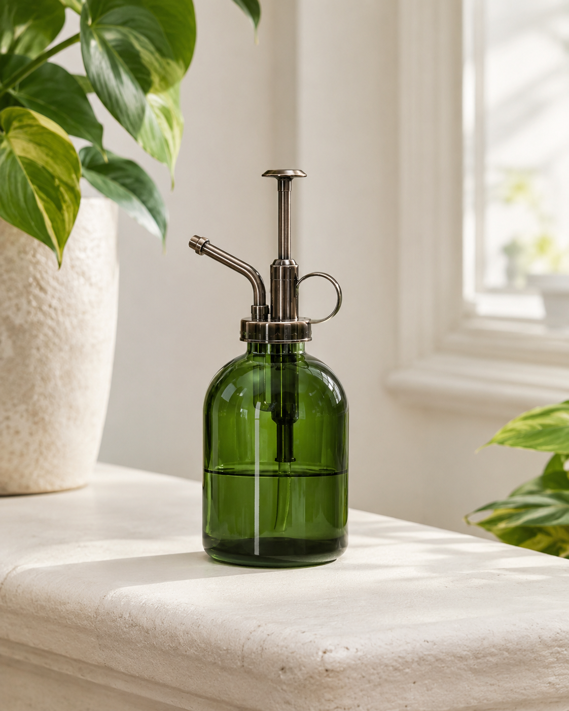 Green Minimalist Glass Plant Mister