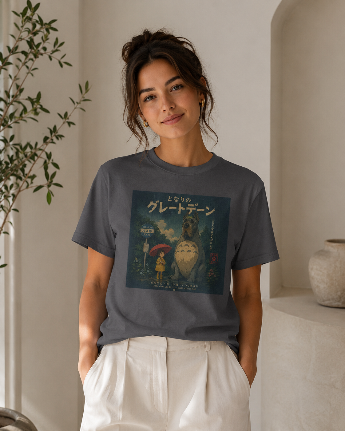 Japanese-Inspired Great Dane T-Shirt – Loyal Heart Dog Lover Tee