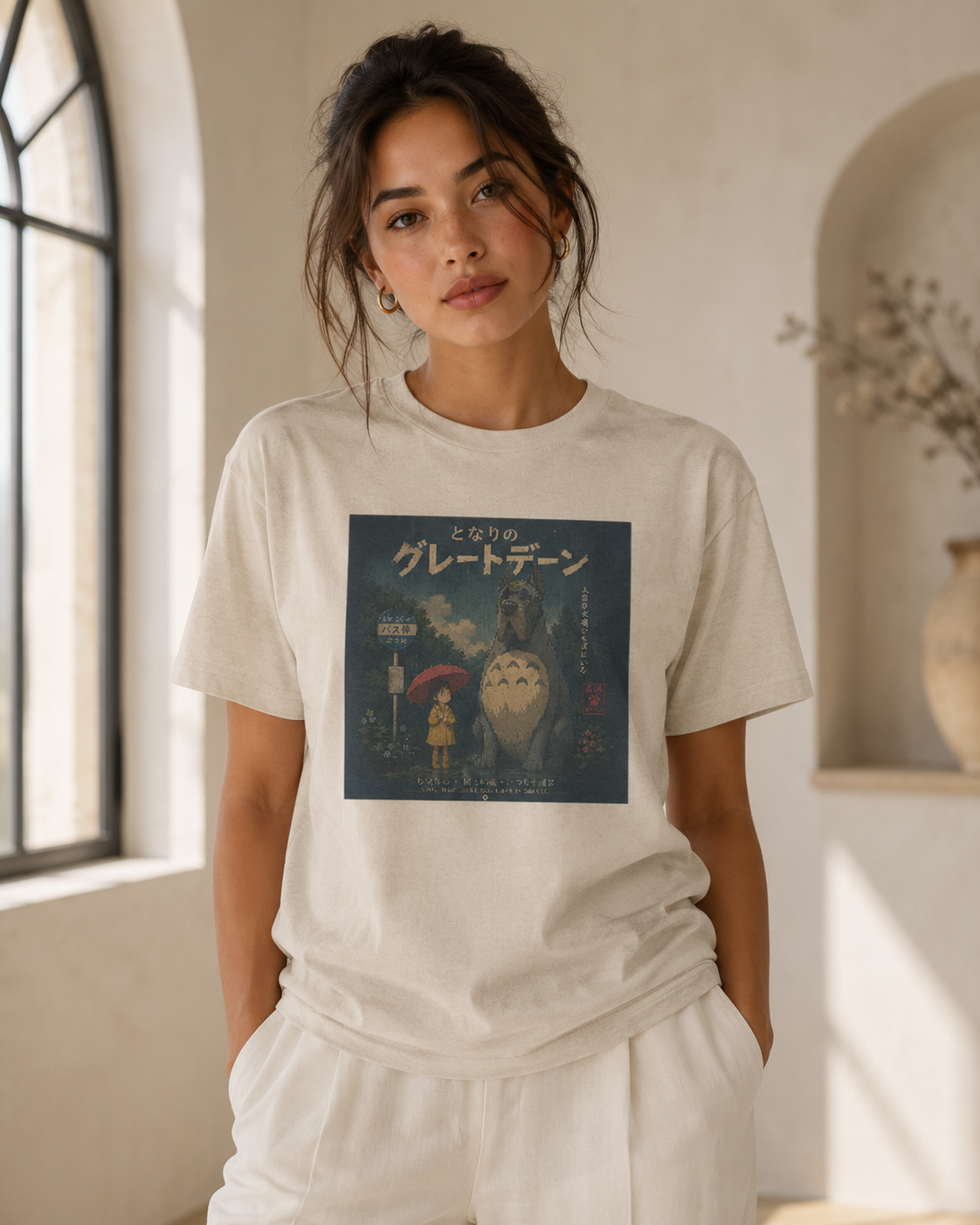 Japanese-Inspired Great Dane T-Shirt – Loyal Heart Dog Lover Tee