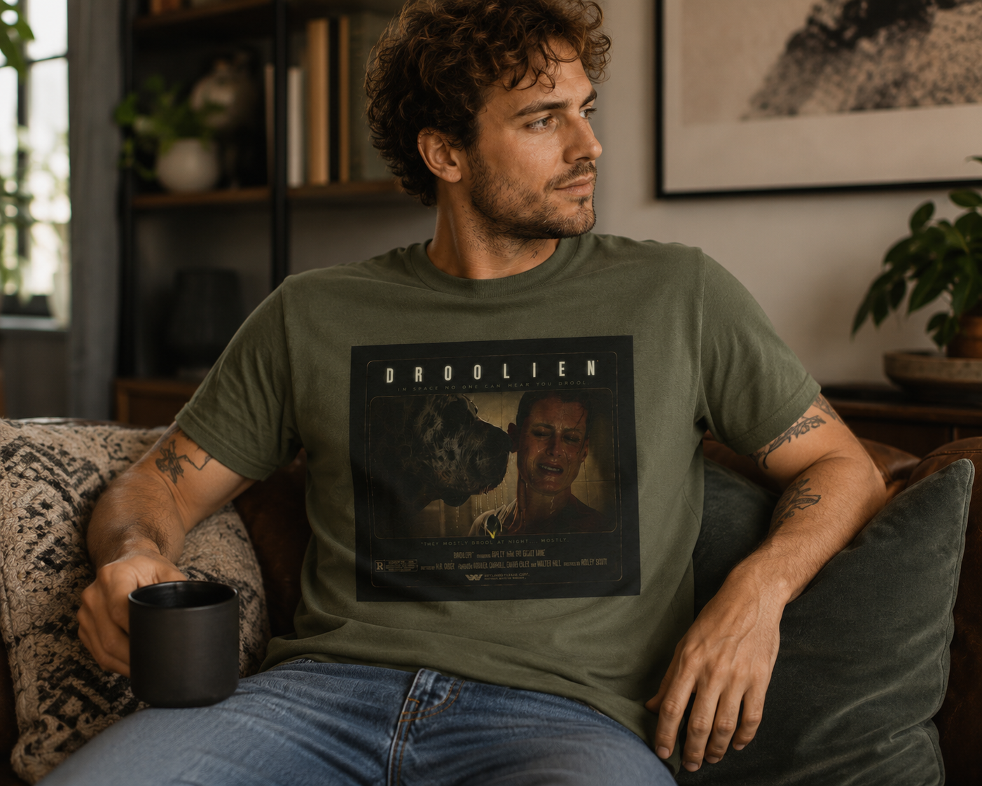 Droolien – Great Dane Movie T-Shirt