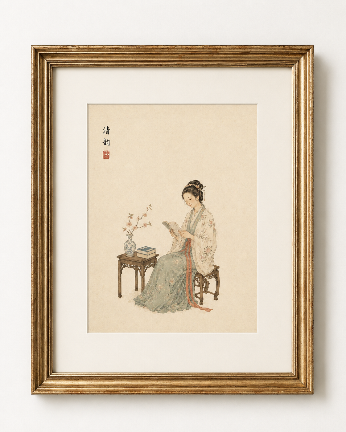 Japanese Wall Art – The Reader