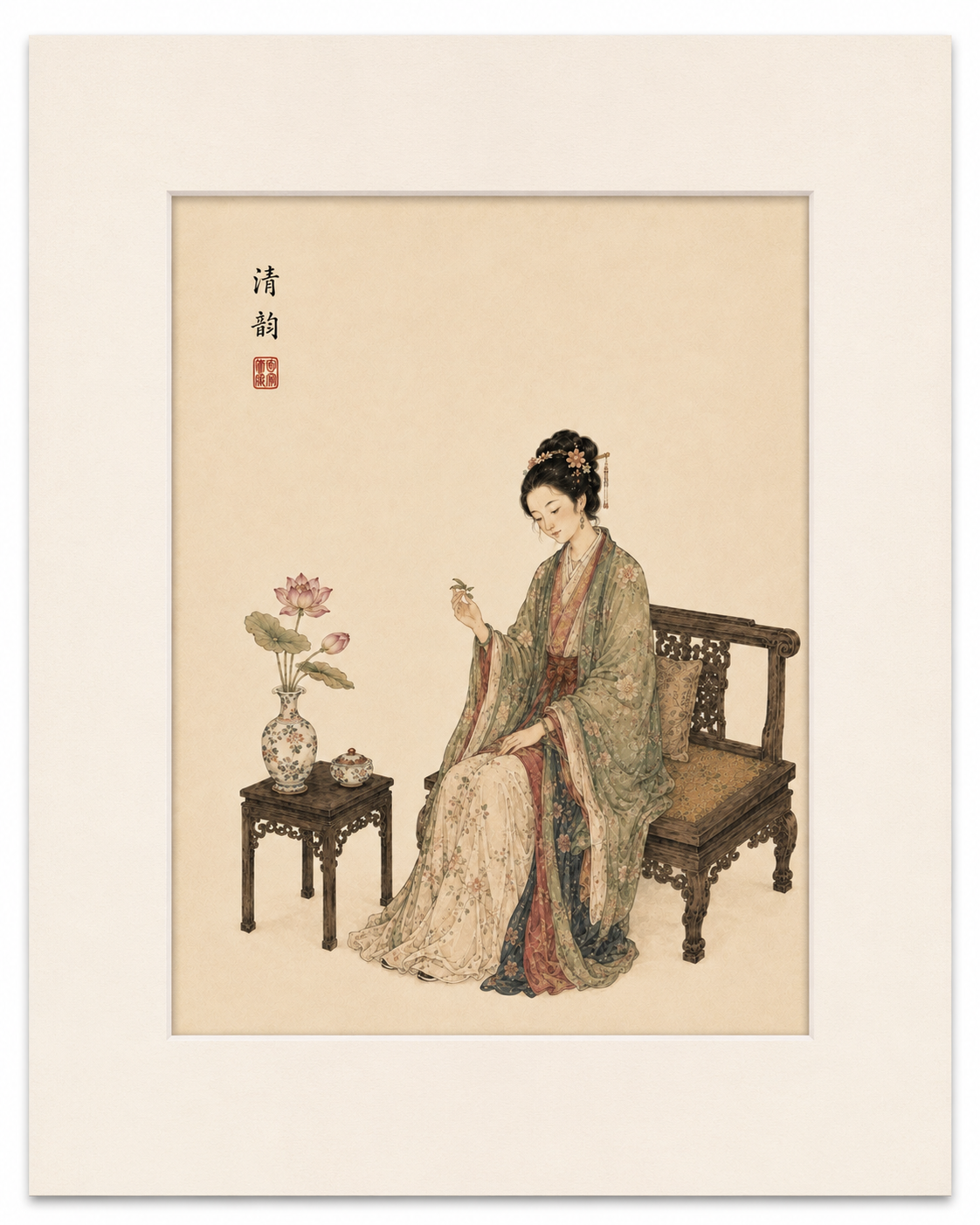Japanese Fine Art – Lotus Flower