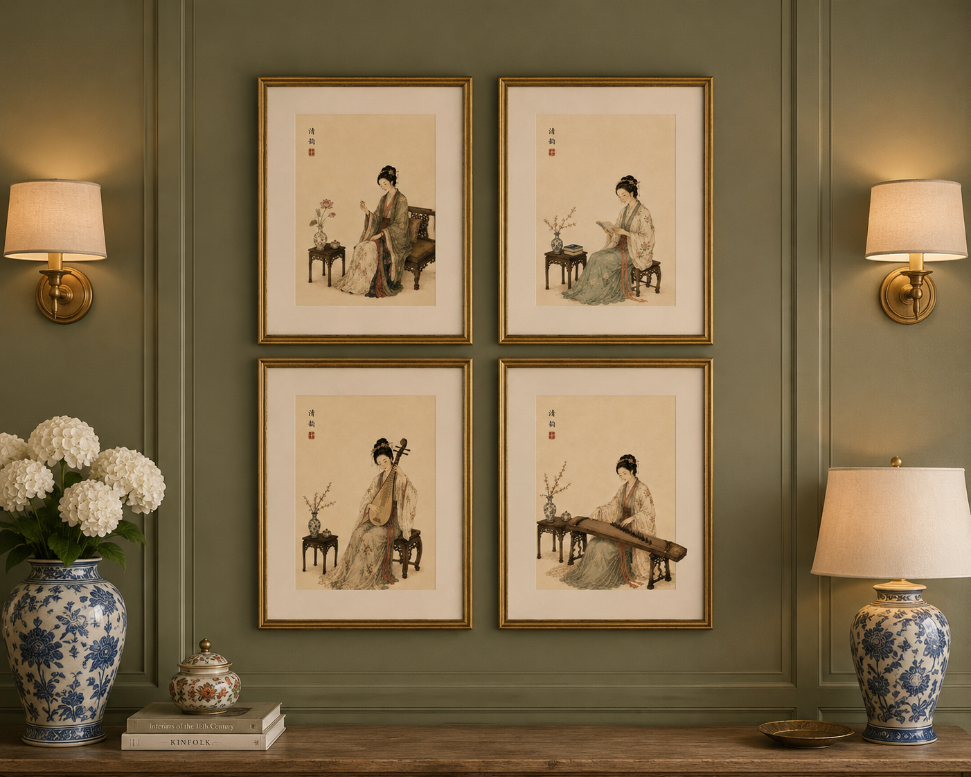 Japanese Fine Art – The Lute Player
