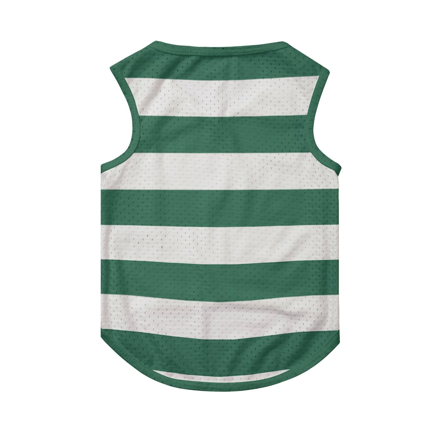 Green Stripe Rowing Club Style Pet Jersey