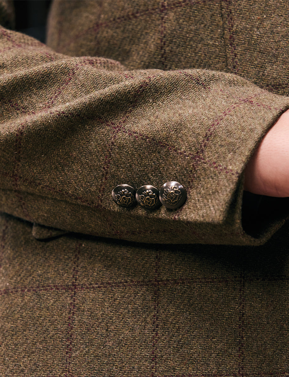 Dublin Albany Tweed Tailored Riding Jacket – Brown – product view 14