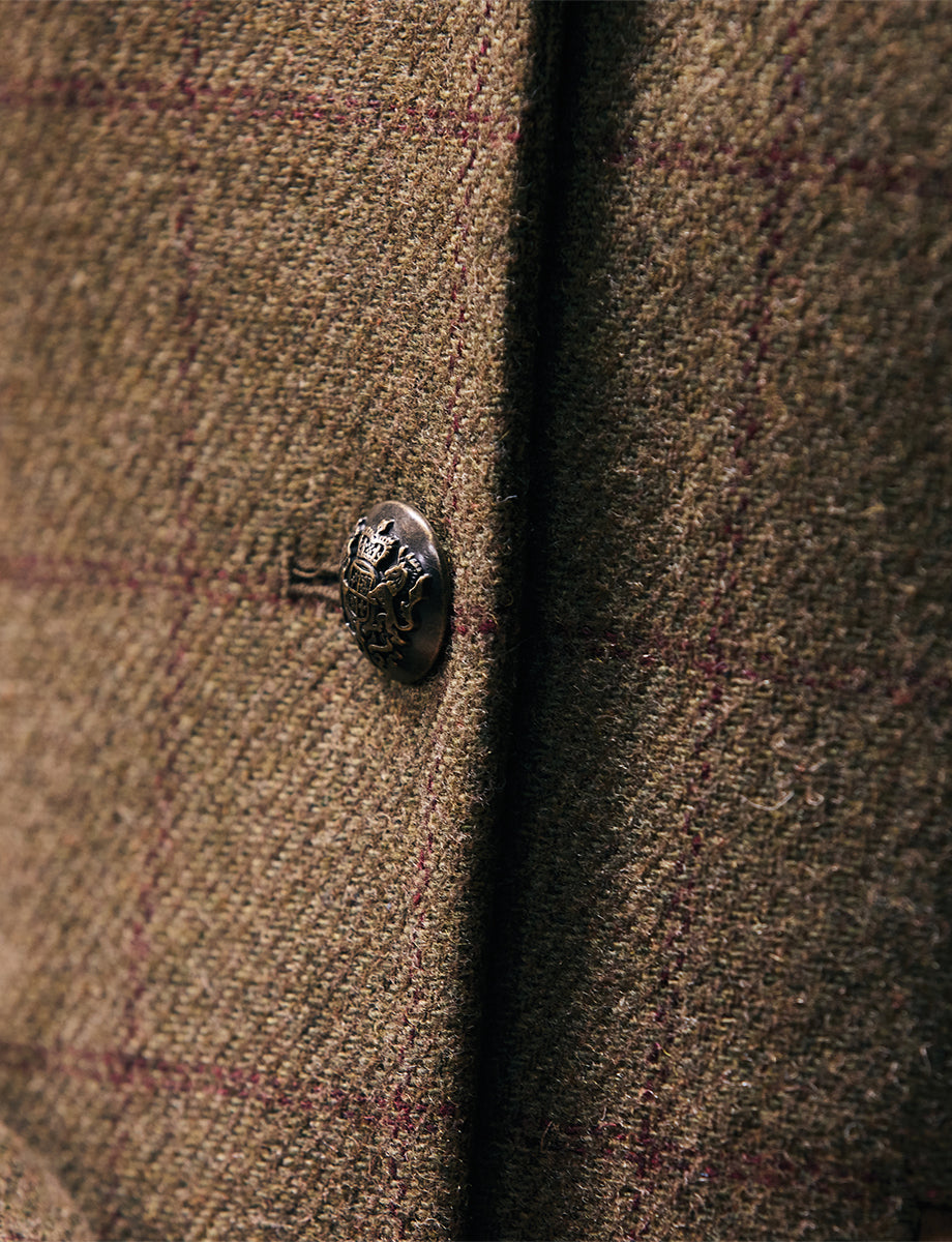 Dublin Albany Tweed Tailored Riding Jacket – Brown – product view 11