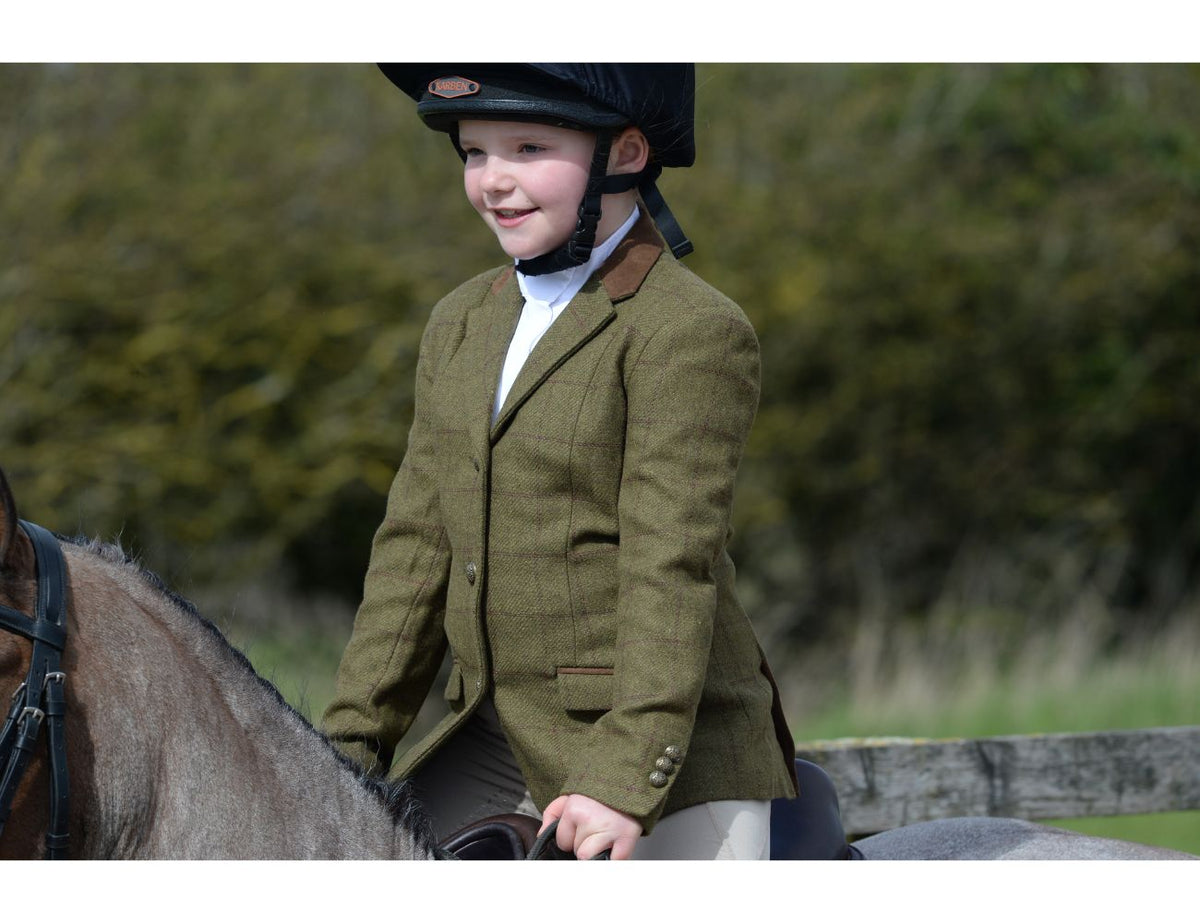Dublin Albany Tweed Tailored Riding Jacket – Brown – product view 3