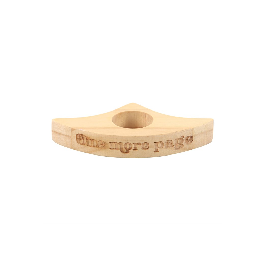 Book Worm Wooden Thumb Page Holder | Reading Gift