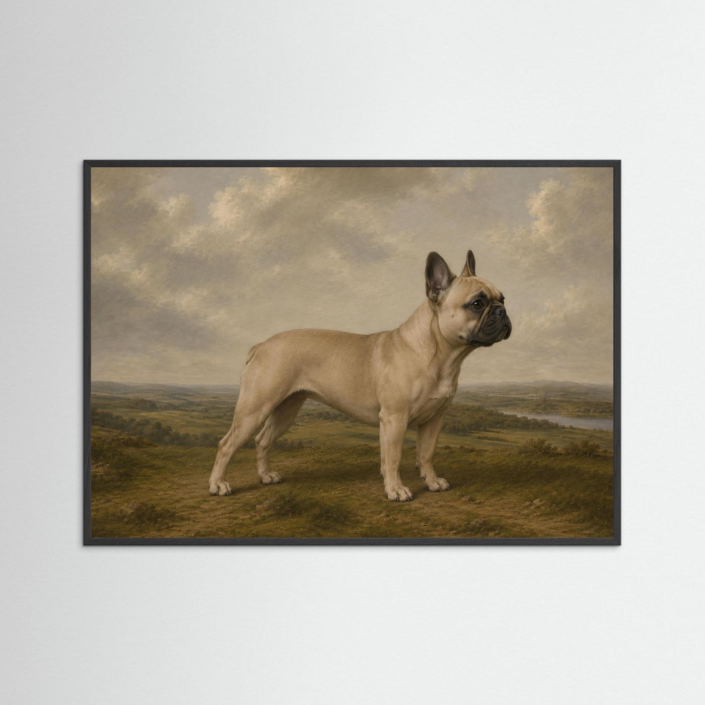 Merle Great Dane  in the British Countryside Framed Wall Art  - Copy - Copy - Copy - Copy - Copy