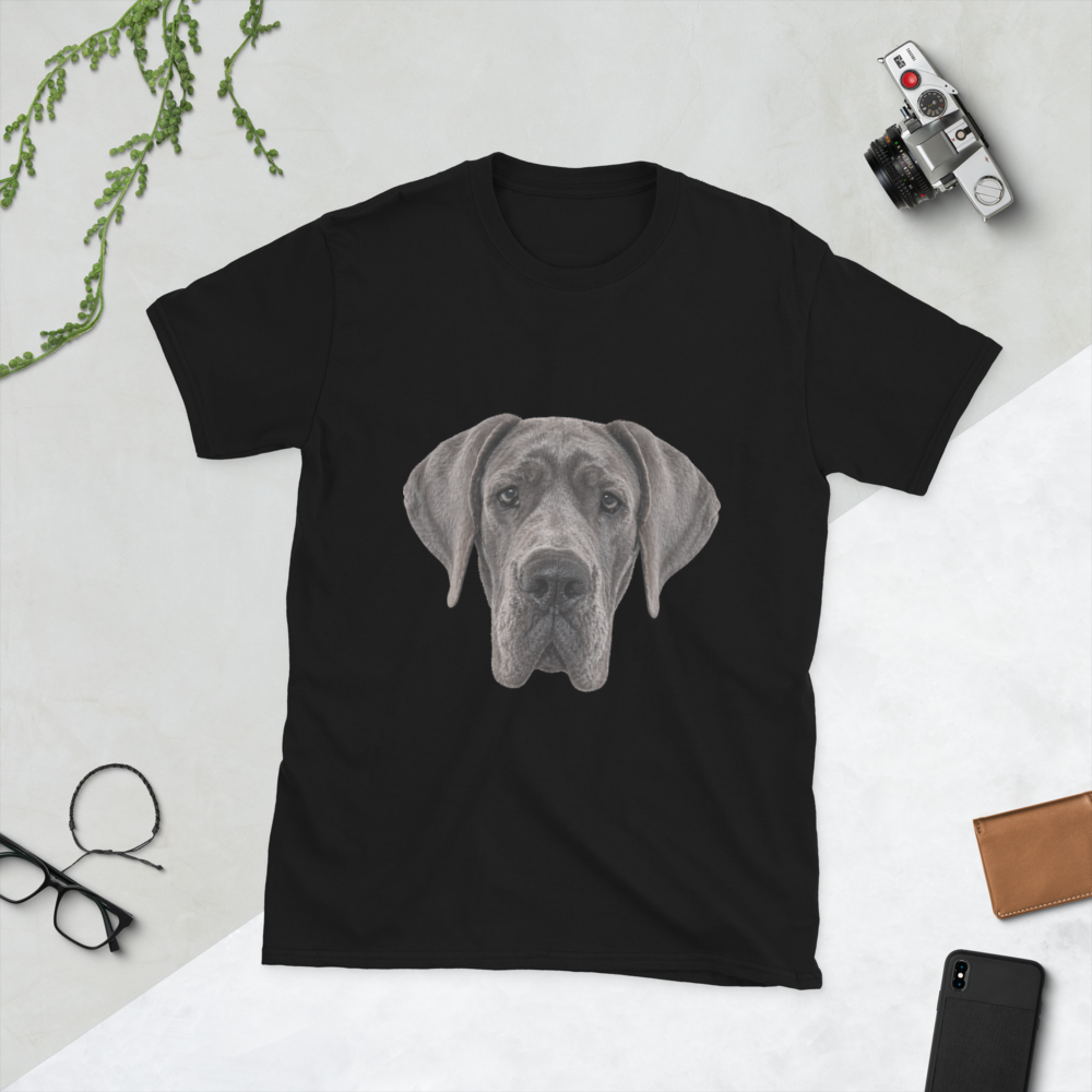 Blue Great Dane T Shirt, Dog Lover Gift, Gift for Dog Mum or Dad